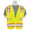 Deltaplus Safety Vest, ANSI, Hi-Viz, Lime, 6X 62196 - alternate 1